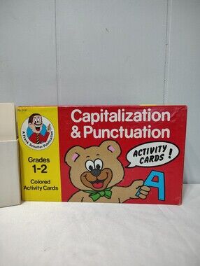 Frank Schaffer Capitalization & Punctuation Activity Cards Complete